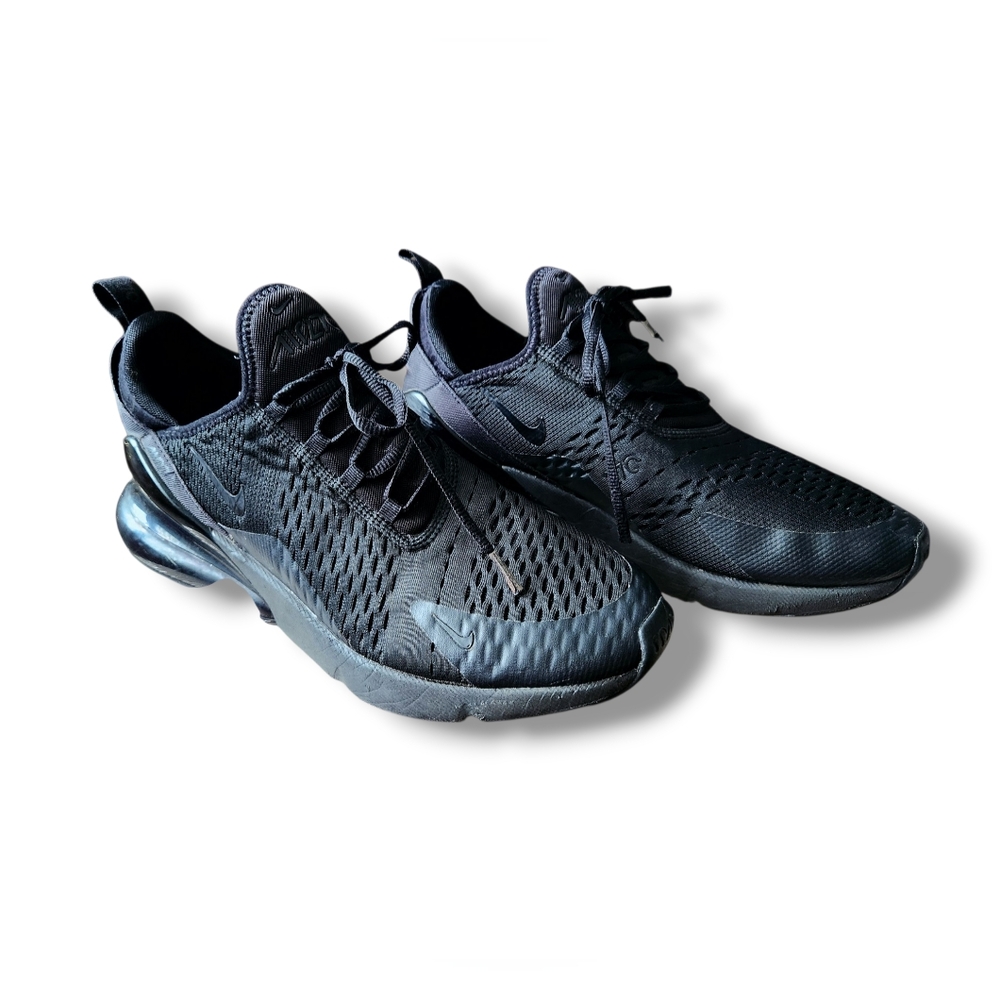 Nike Air Max 270 Triple Black Men's Sneakers | 11